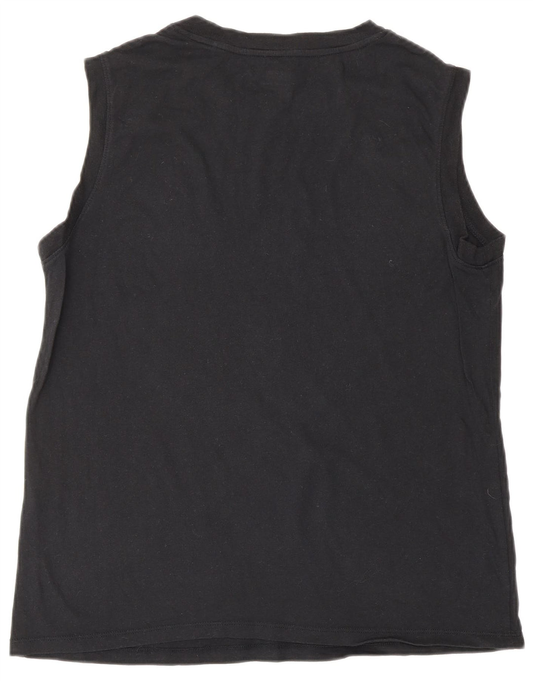 LEVI'S Womens Graphic Vest Top UK 10 Small Black