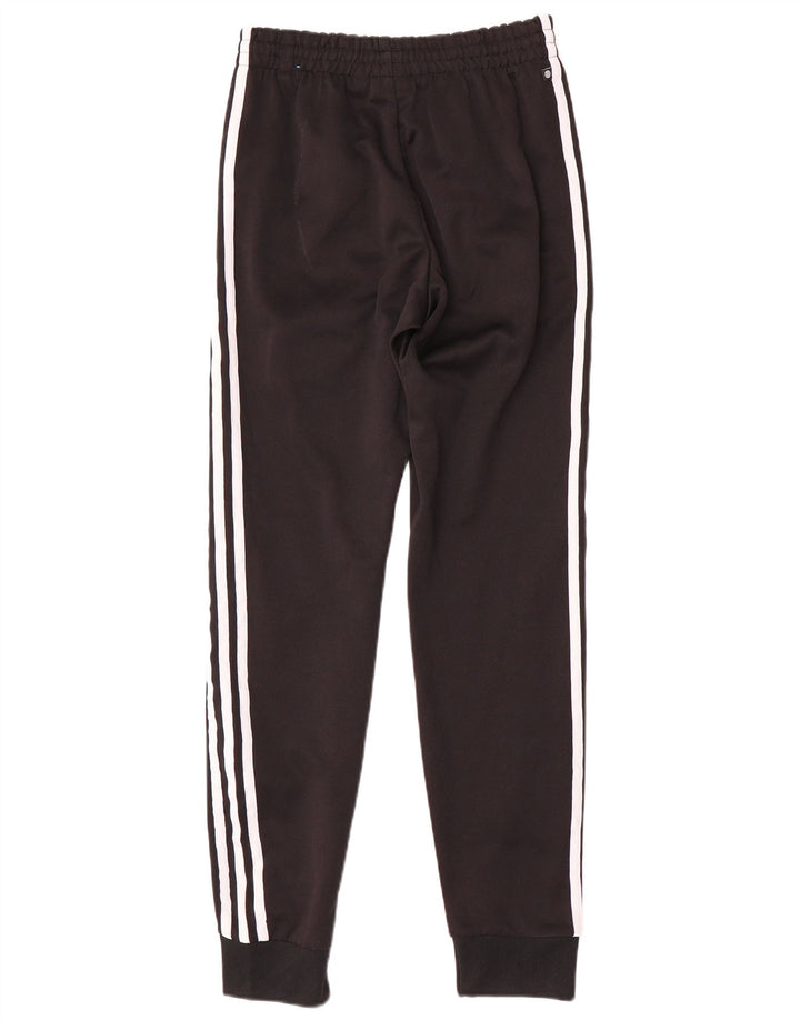 Adidas Mens Tracksuit Trousers Joggers Small Black Polyester
