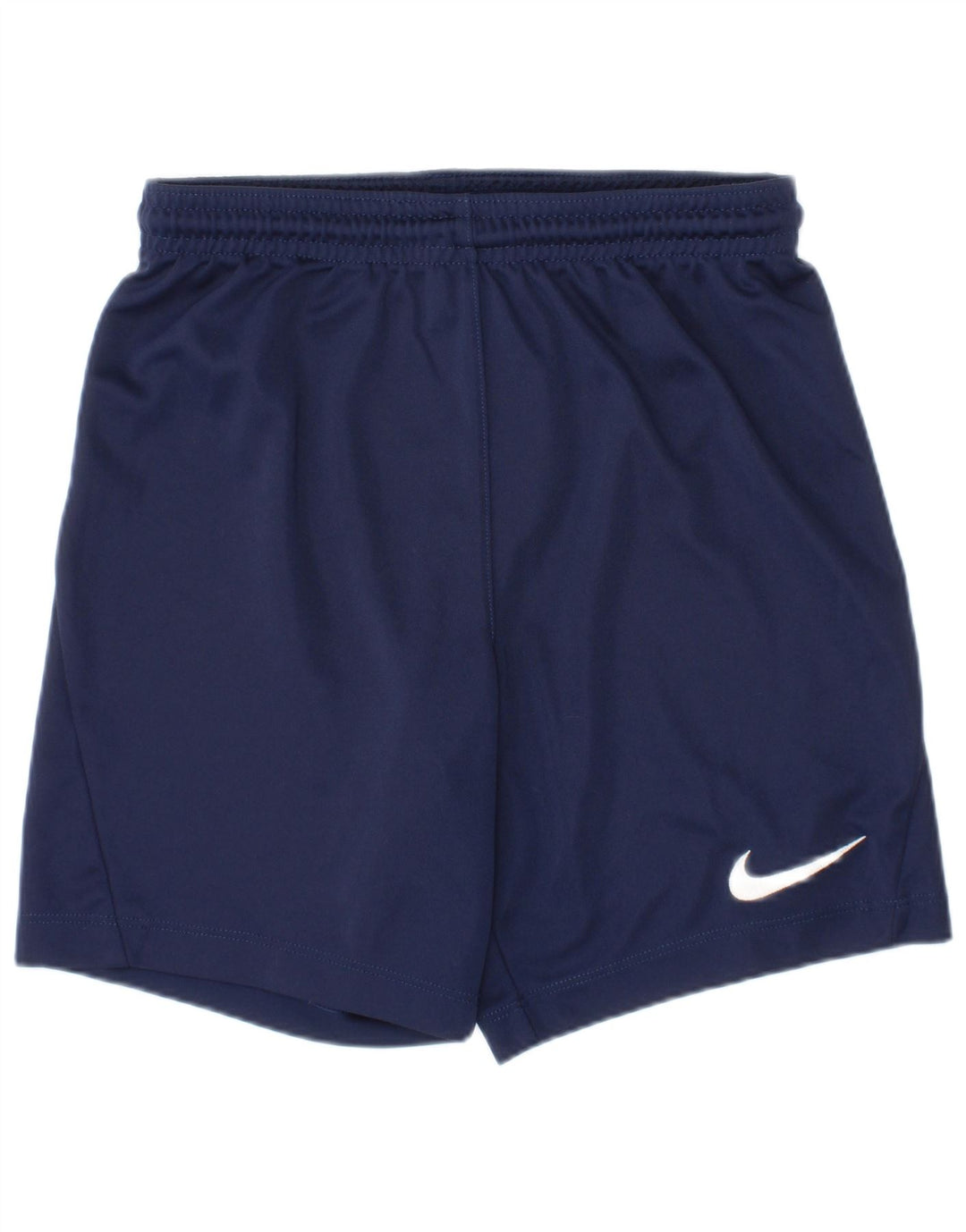 Nike Boys Dri Fit Sport Shorts 8-9 Years Small Navy Blue Polyester