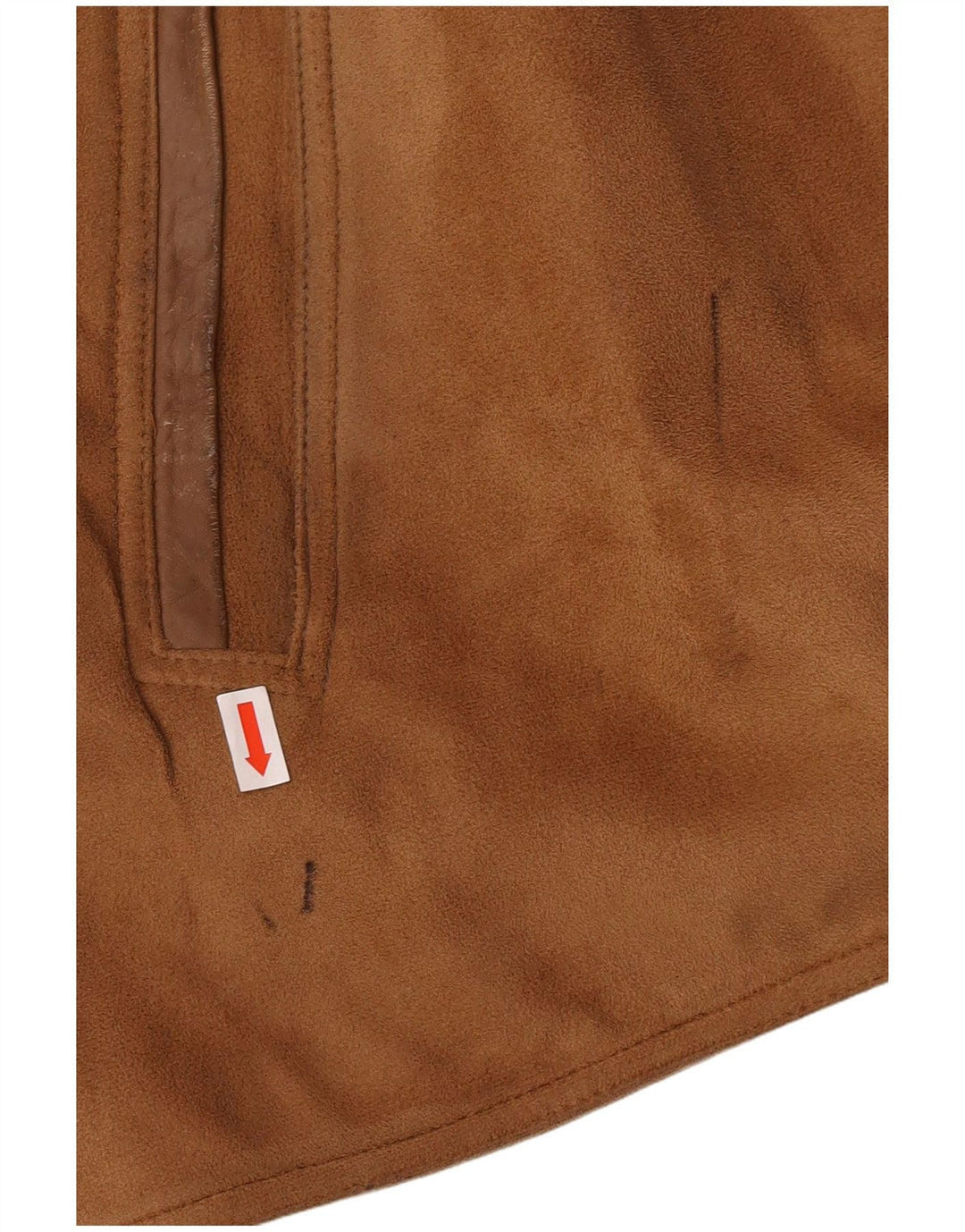 EMPORIO E.G.A Mens Suede Bomber Jacket UK 42 XL Beige