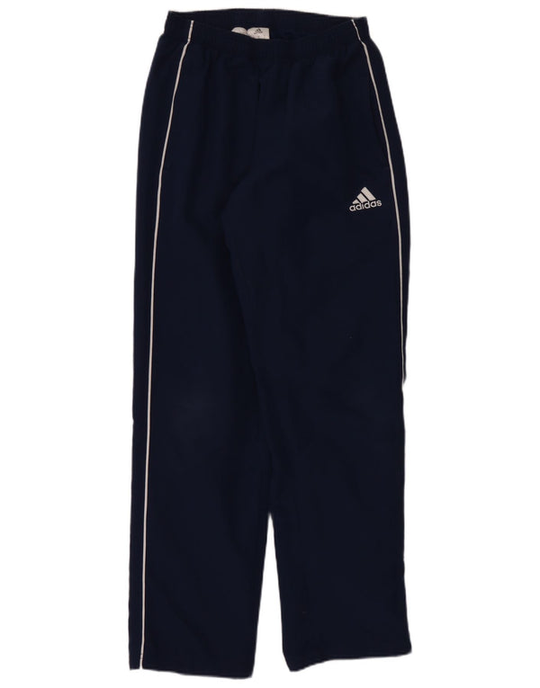 Adidas Mens Tracksuit Trousers Medium Navy Blue Polyester