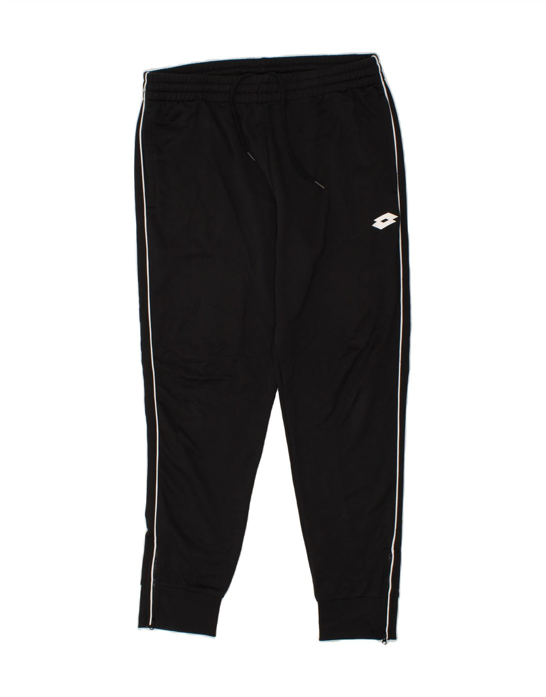 LOTTO Mens Tracksuit Trousers Joggers XL  Black Polyester Vintage Lotto and Second-Hand Lotto from Messina Hembry 