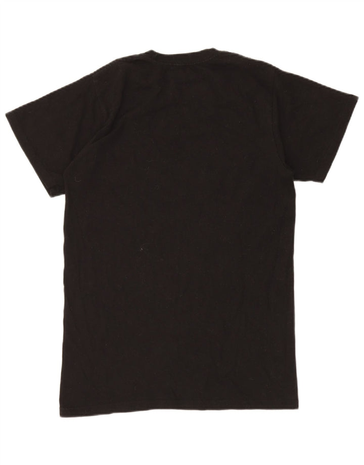 HARD ROCK CAFE Mens Edinburgh Graphic T-Shirt Top Small Black Cotton