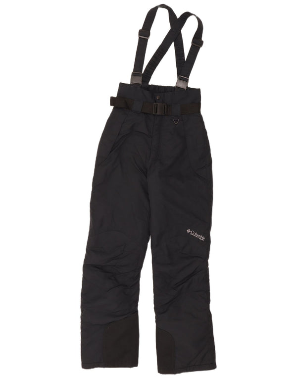 Columbia Womens Dungarees Ski Trousers UK 10 Small Black Colourblock