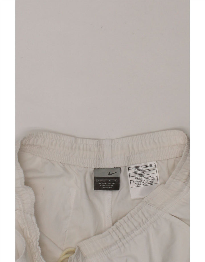 NIKE Boys Sport Shorts 10-11 Years Medium White Polyester Vintage Nike and Second-Hand Nike from Messina Hembry 