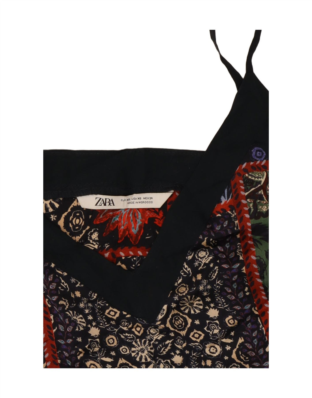 Zara Womens Cami Top UK 6 XS Multicoloured Floral