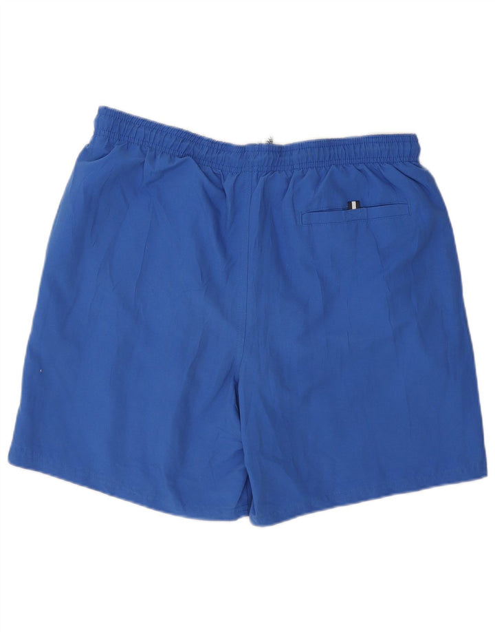 Marks & Spencer Mens Swimming Shorts Medium Blue Polyester