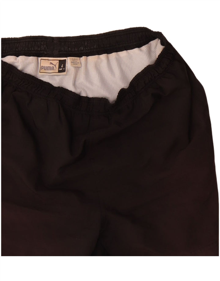 PUMA Mens Sport Shorts Large  Black