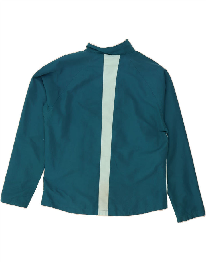 FILA Womens Tracksuit Top Jacket UK 18 XL Turquoise Colourblock Polyester Vintage Fila and Second-Hand Fila from Messina Hembry 