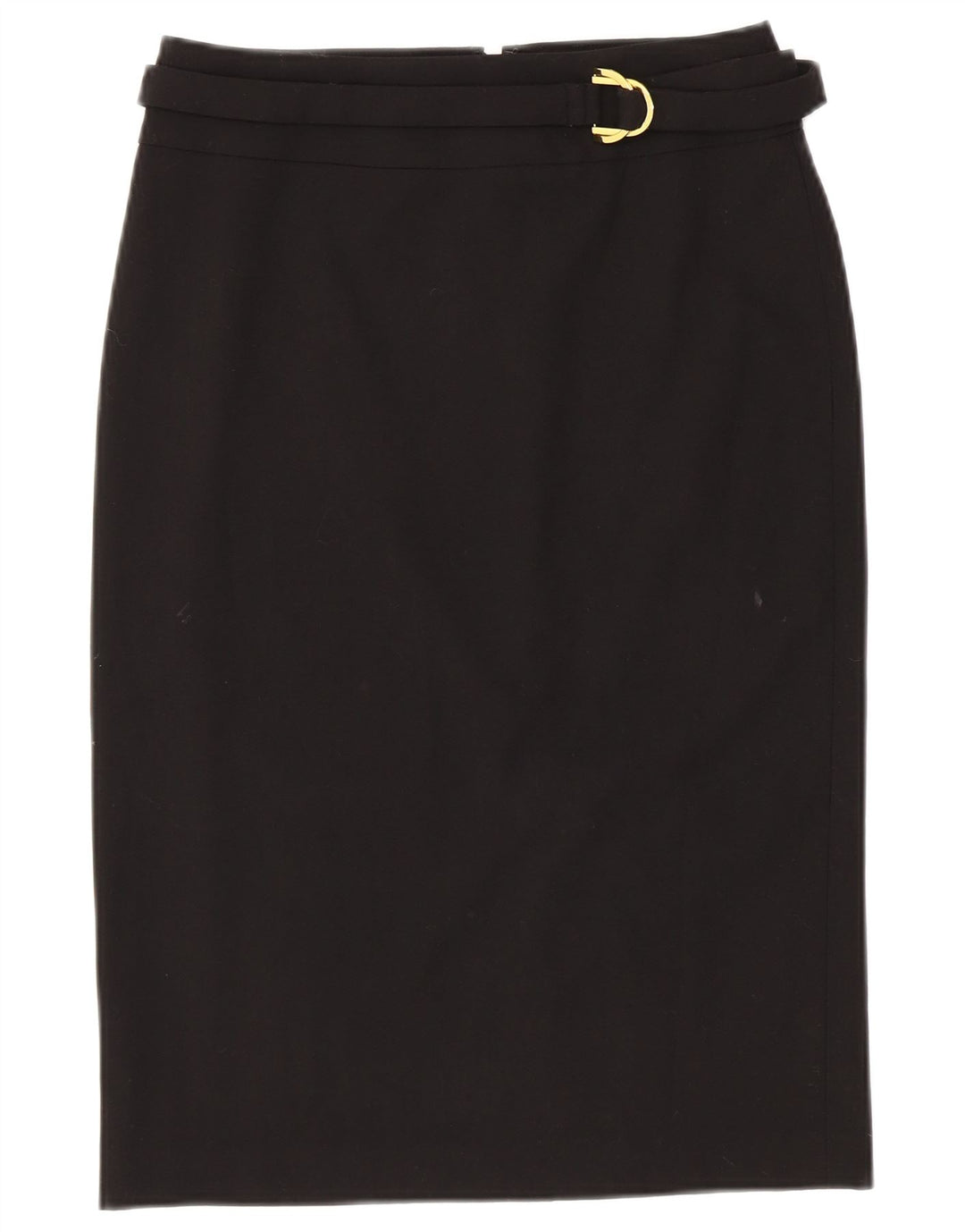 CALVIN KLEIN Womens Pencil Skirt US 2 XS W28  Black Polyester