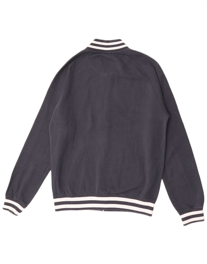 Champion Mens Tracksuit Top Jacket Large Navy Blue Striped Cotton