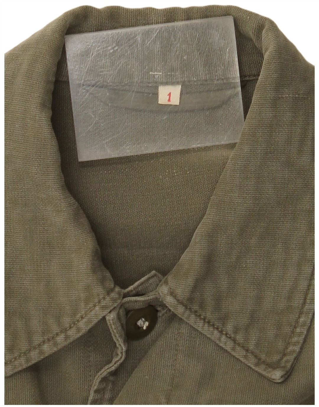 Vintage Mens Military Jacket UK 36 Small Khaki