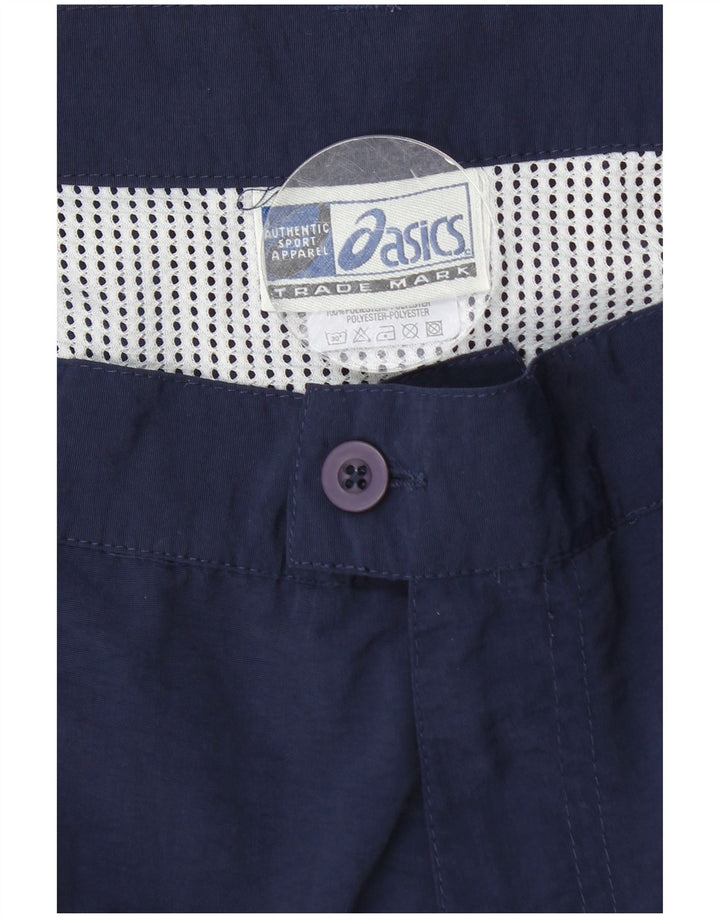 ASICS Womens Chino Shorts Medium W28  Navy Blue Polyamide