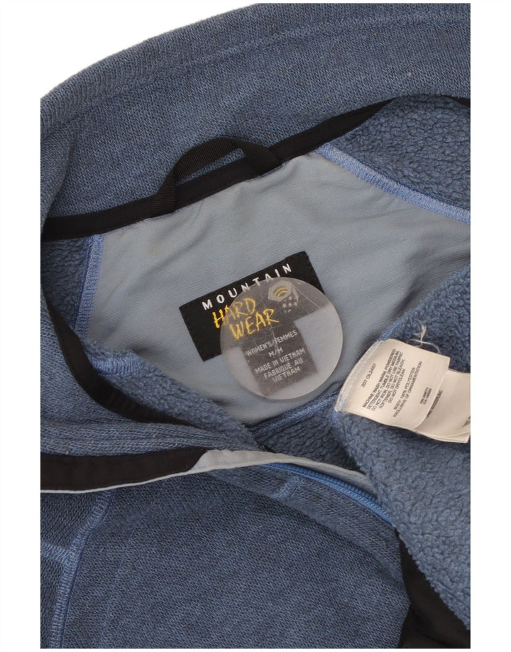 MOUNTAIN HARDWEAR Womens Polartec Tracksuit Top Jacket UK 14 Medium Blue