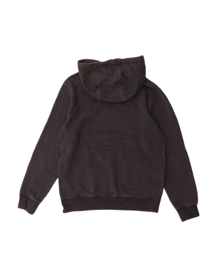 NIKE Mens Hoodie Jumper Small Black Cotton