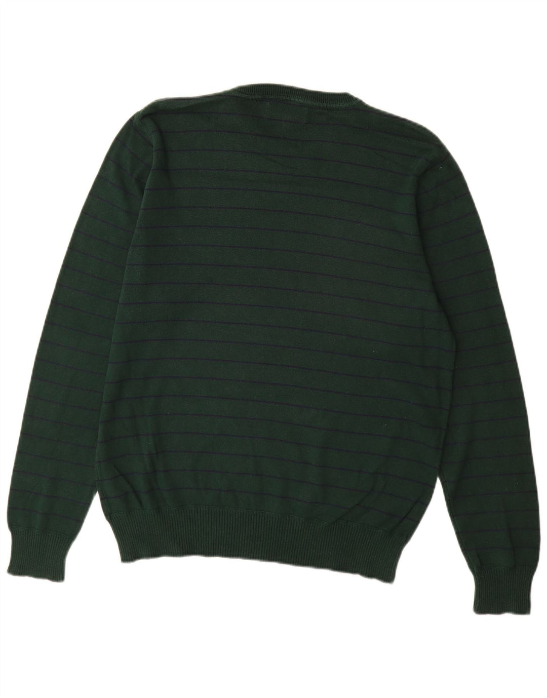 MARKS & SPENCER Mens Blue Harbour Crew Neck Jumper Sweater Medium Green