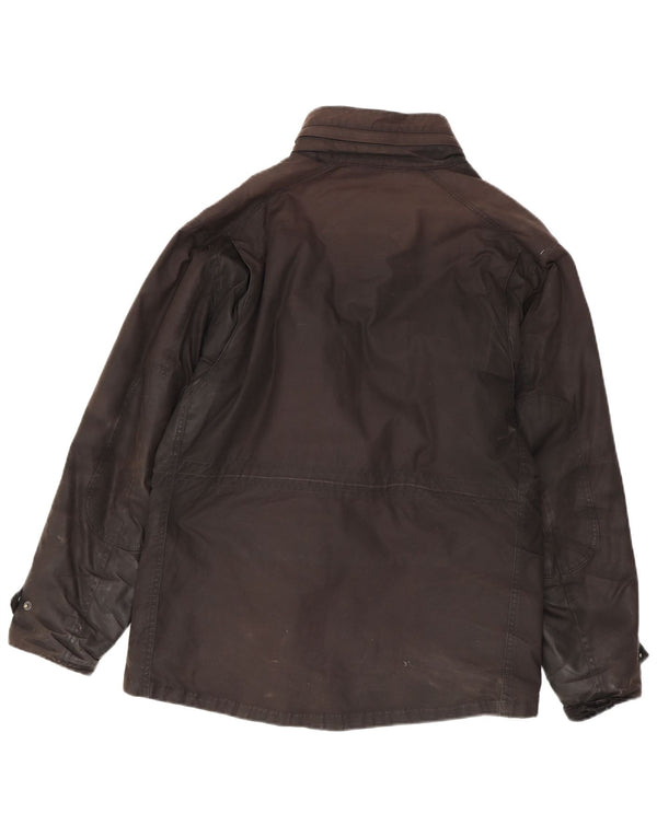 BARBOUR Mens Waxed Cotton Jacket UK 38 Medium Brown