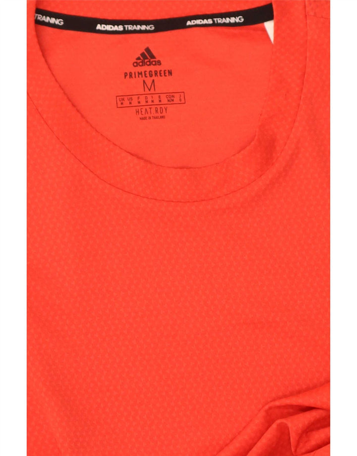 Adidas Mens Training T-Shirt Top Medium Red