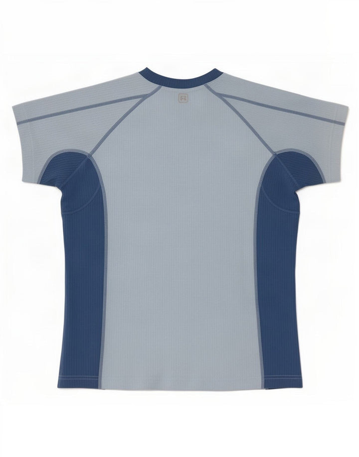Rohan Mens T-Shirt Top Medium Blue Colourblock