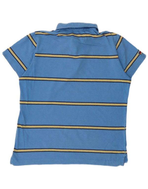 Superdry Mens Polo Shirt 2XL Blue Striped