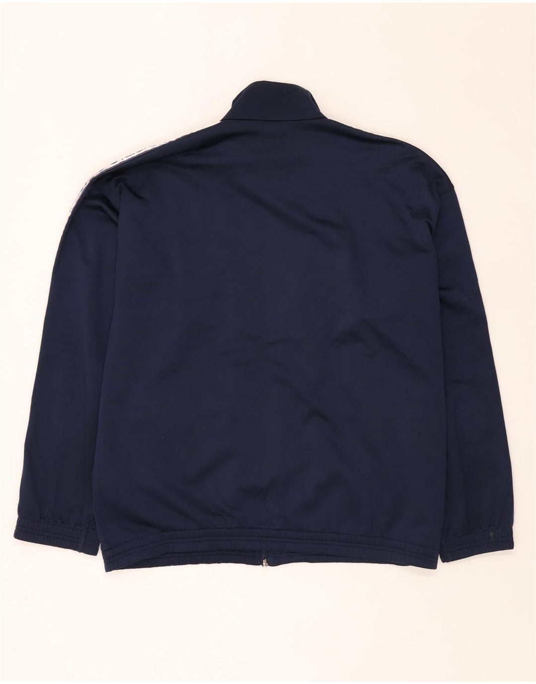 DIADORA Mens Tracksuit Top Jacket UK 38 Medium Navy Blue Colourblock