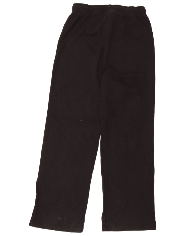 Zara Womens Tracksuit Trousers UK 12 Medium  Black Cotton