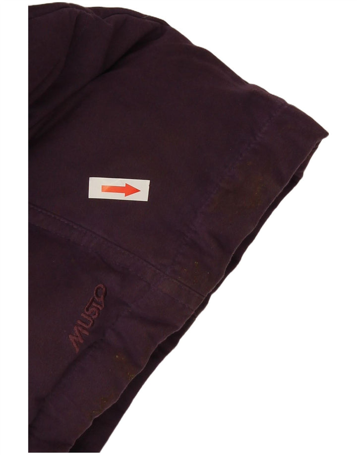 Musto Womens Padded Coat UK 14 Medium Purple Polyester