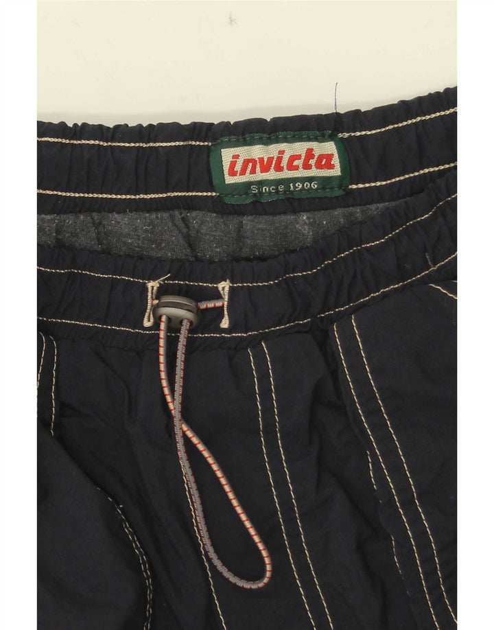 Invicta Mens Joggers Cargo Trousers W28 L29 Navy Blue