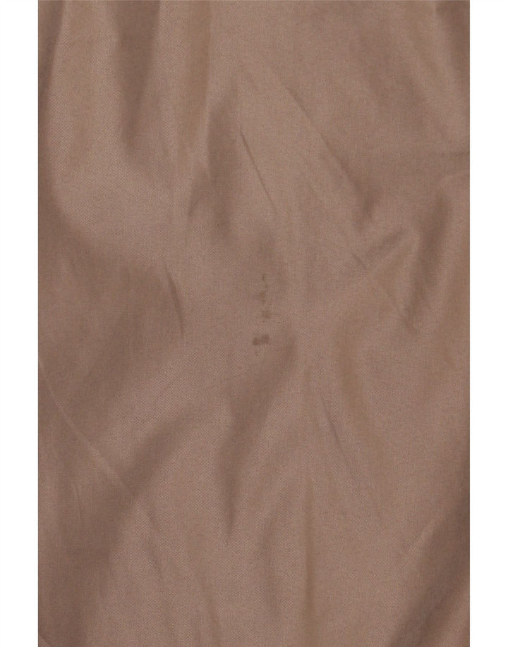 Marks & Spencer Mens Bomber Jacket UK 40 Large Brown Polyester