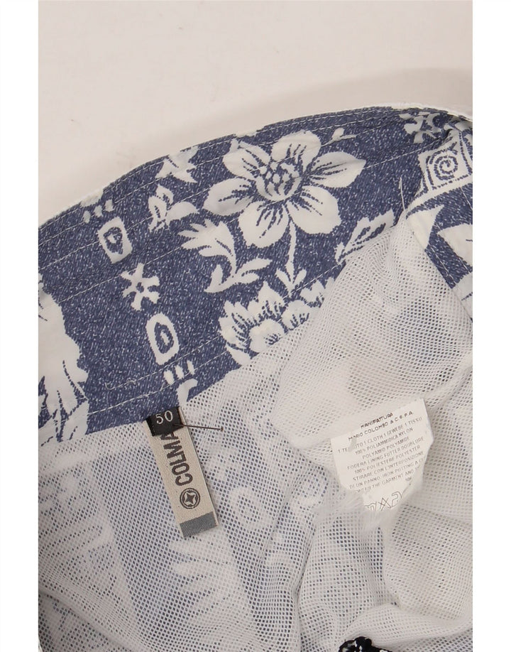 Colmar Mens Swimming Shorts IT 50 Medium  Blue Floral Nylon