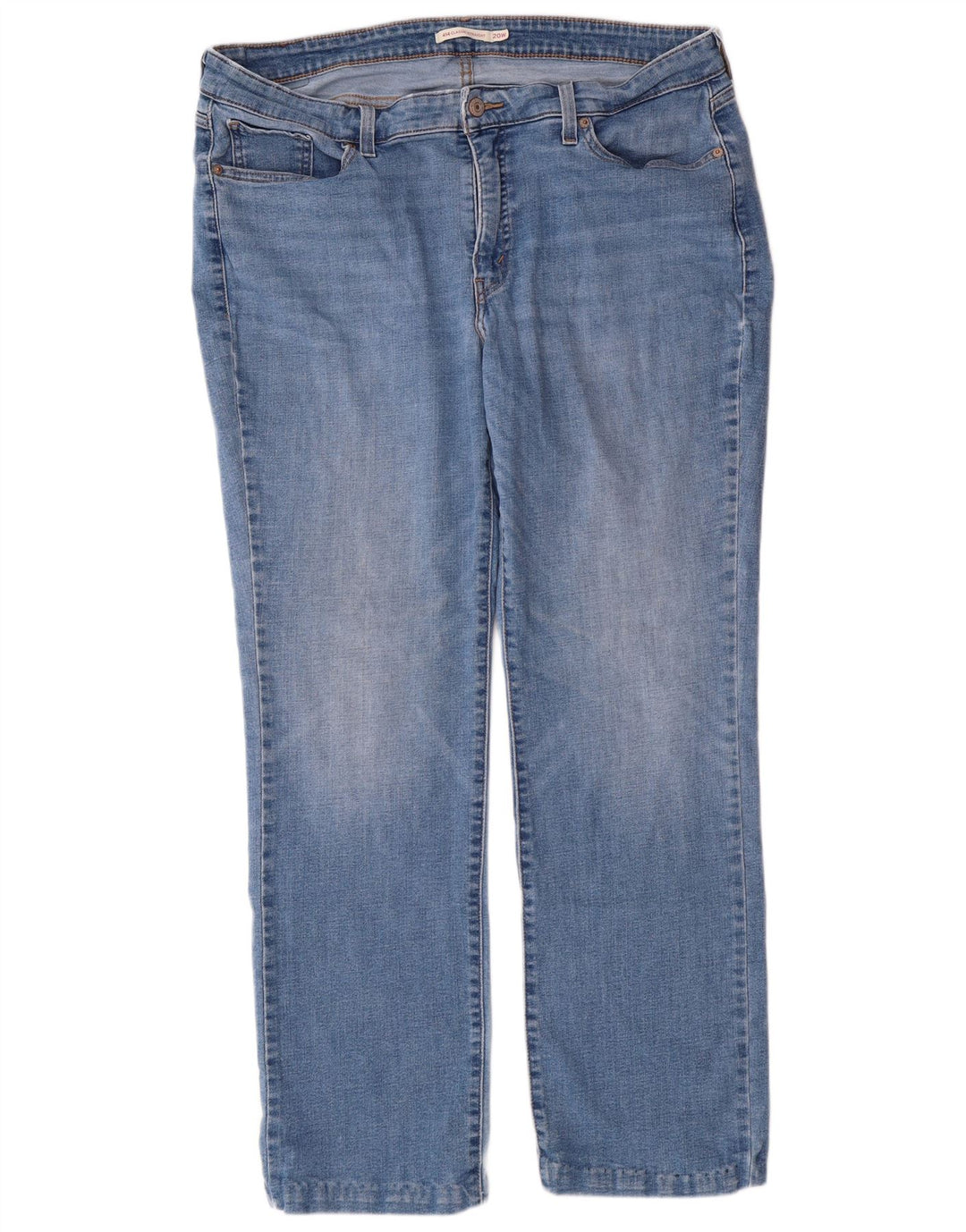 LEVI'S Womens 414 Classic Fit Straight Jeans US 20 3XL W40 L30 Blue Cotton