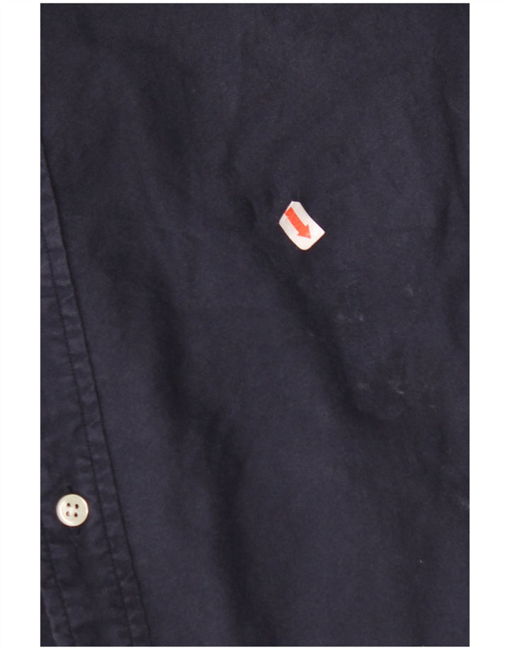 RALPH LAUREN Mens Shirt Small Navy Blue Cotton