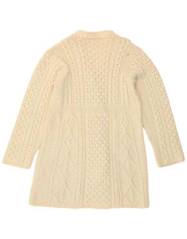Carraig Donn Womens Longline Cardigan Sweater UK 18 XL Off White