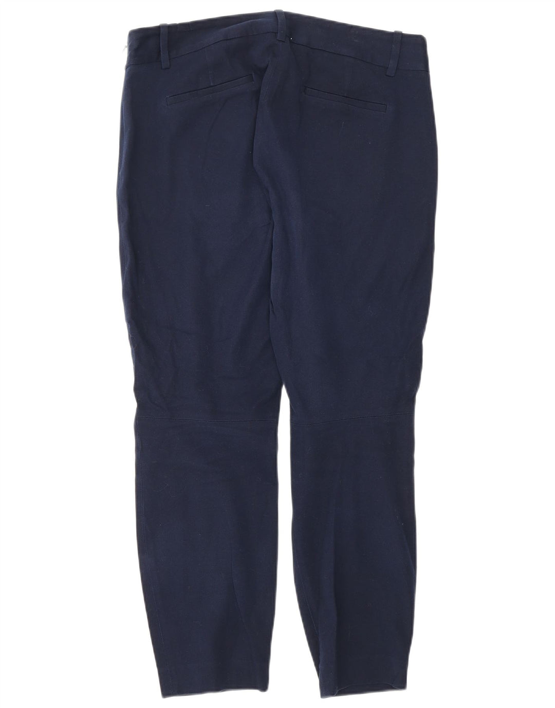 J. CREW Womens Minnie Slim Cropped Trousers US 8 Medium W30 L26 Navy Blue