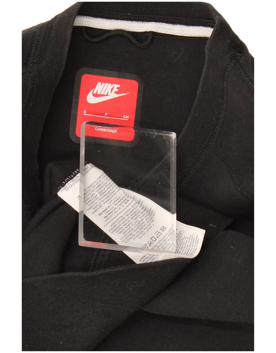 Nike Mens Sweatshirt Jumper Small Black Cotton
