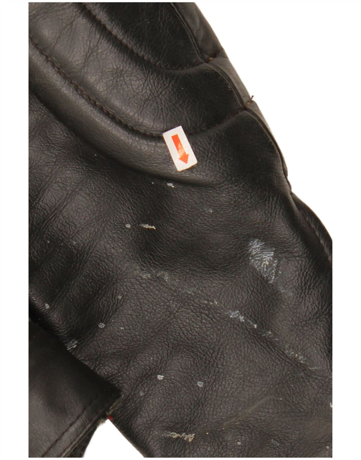 DAINESE Mens Biker Jacket IT 54 2XL Multicoloured Colourblock Leather