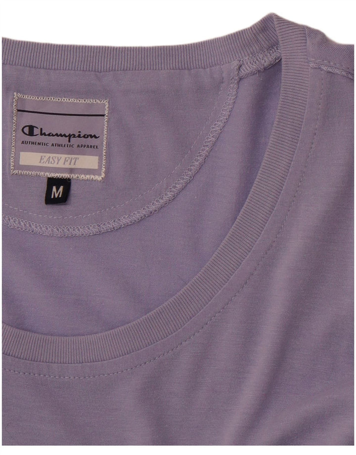 CHAMPION Womens Easy Fit T-Shirt Top UK 12 Medium Purple