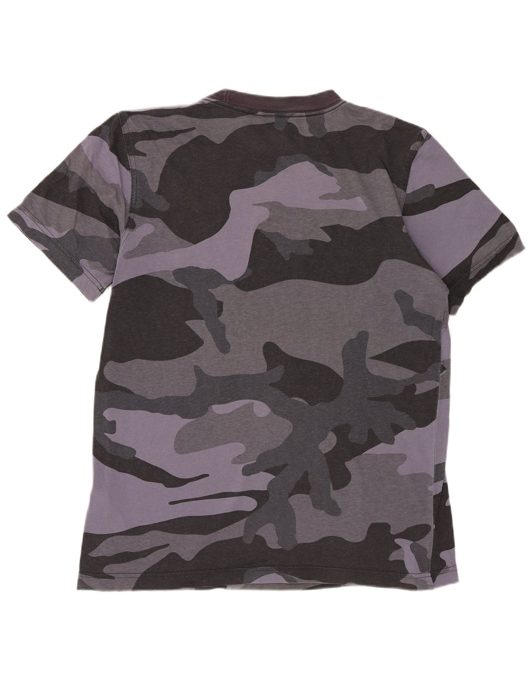 ADIDAS Mens Graphic T-Shirt Top XS Grey Camouflage Cotton
