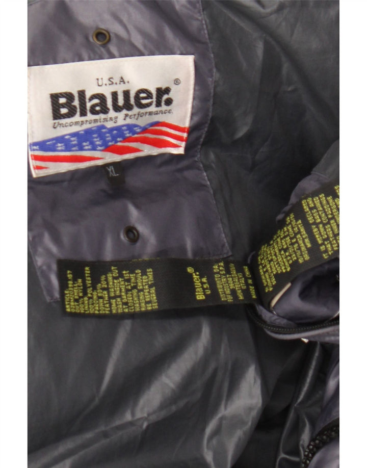 Blauer Womens Padded Jacket UK 18 XL Purple Nylon