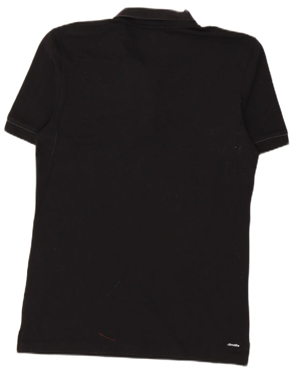 Adidas Mens Climalite Polo Shirt Medium Black Cotton