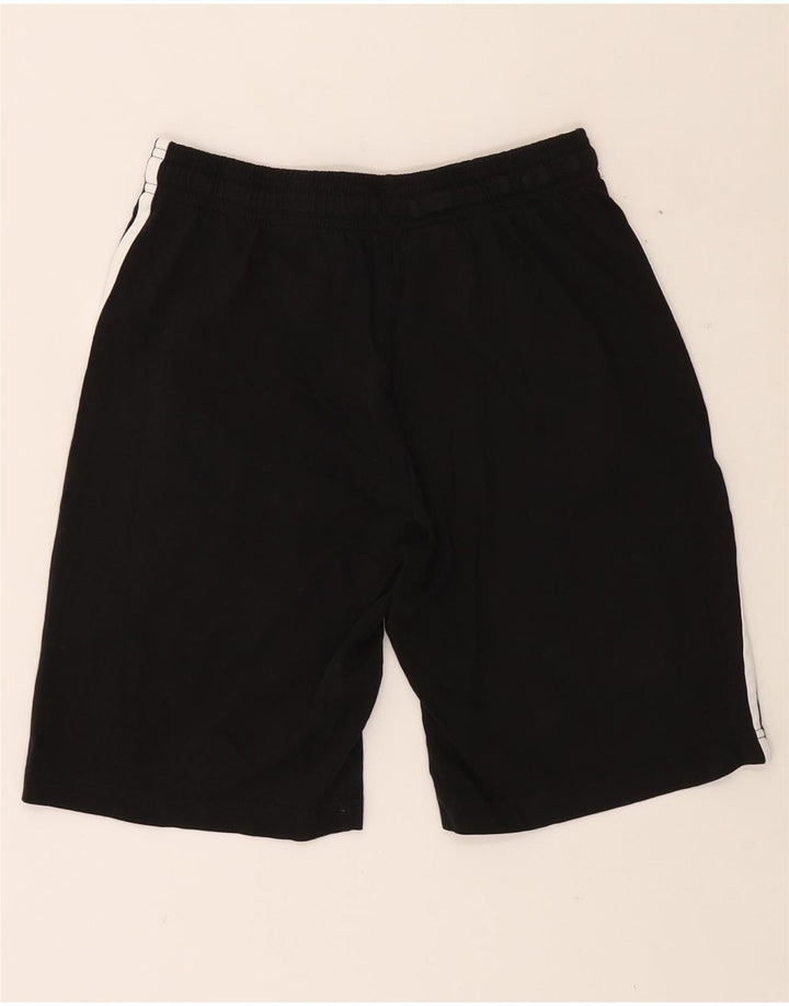 ADIDAS Boys Sport Shorts 13-14 Years  Black Cotton