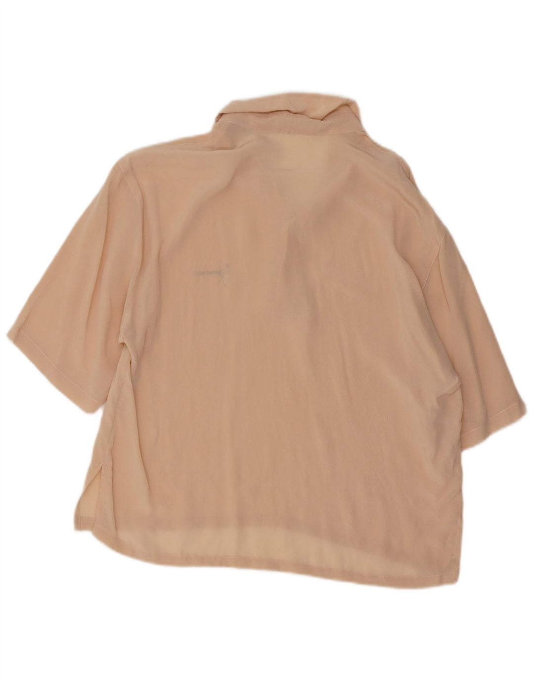 Pancaldi & B Mens Short Sleeve Shirt Size 15 1/2 39 Medium Beige
