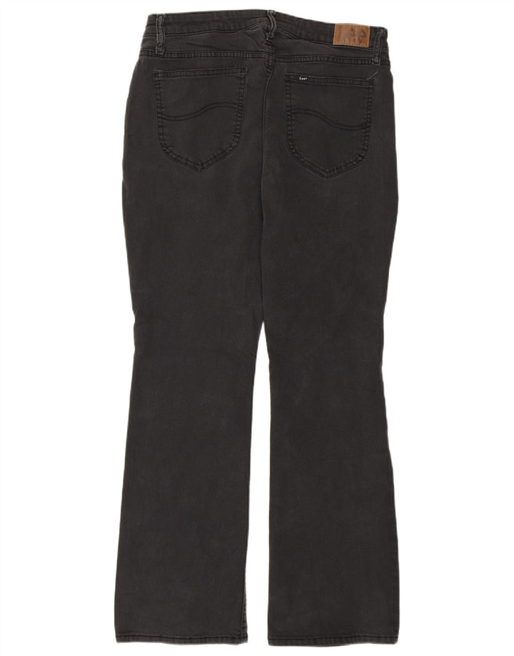 Lee Womens Bootcut Jeans UK 14 XL W36 L28 Grey Cotton
