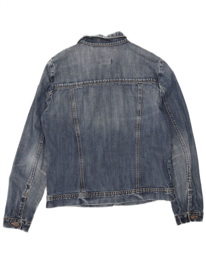 Gap Womens Denim Jacket UK 16 Large Blue Cotton