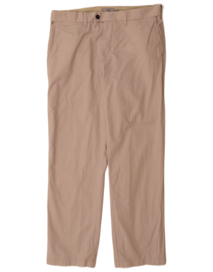 Marks & Spencer Mens Regular Fit Suit Trousers W36 L31 Grey Cotton