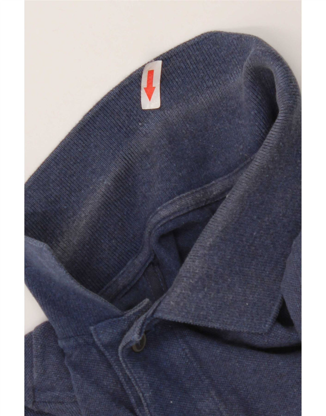 Lacoste Mens Long Sleeve Polo Shirt Size 4 Medium Blue Cotton