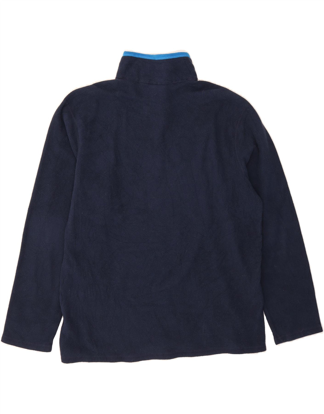 FILA Mens Zip Neck Fleece Jumper XL Navy Blue Polyester Vintage Fila and Second-Hand Fila from Messina Hembry 