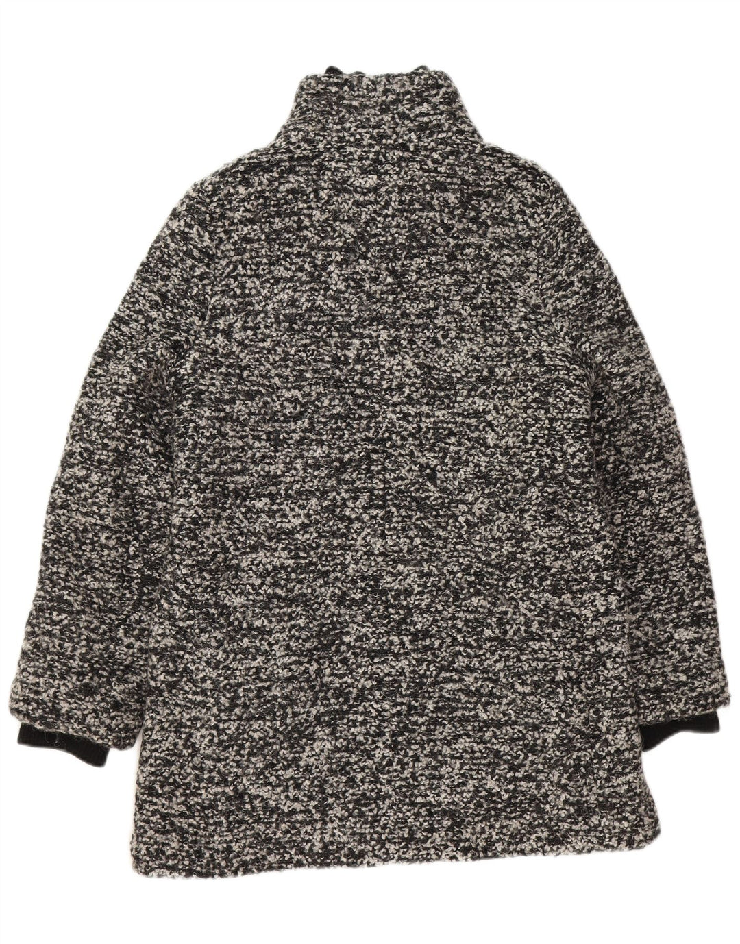 J. CREW Womens Overcoat US 12 Large Grey Wool