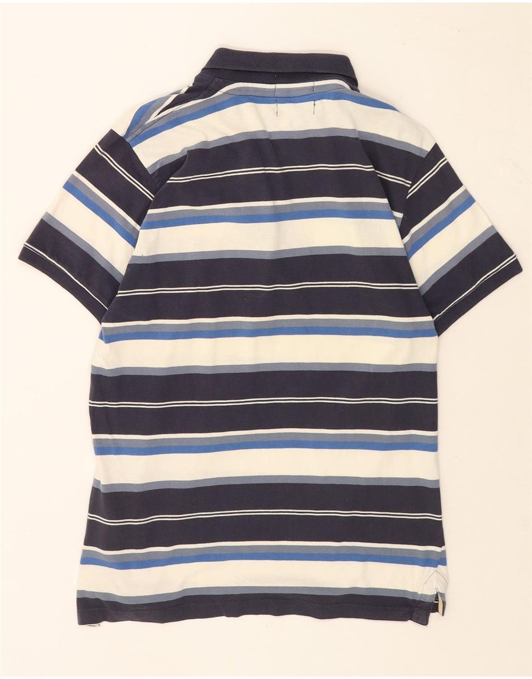 Jack & Jones Mens Polo Shirt Medium Multicoloured Striped Cotton