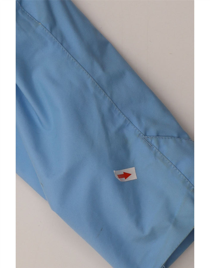 JACK WOLFSKIN Womens Hooded Windbreaker Jacket UK 12 Medium Blue Polyester